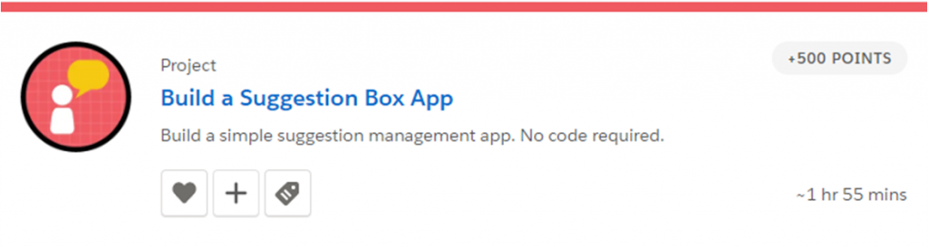 Build A Suggestion Box App